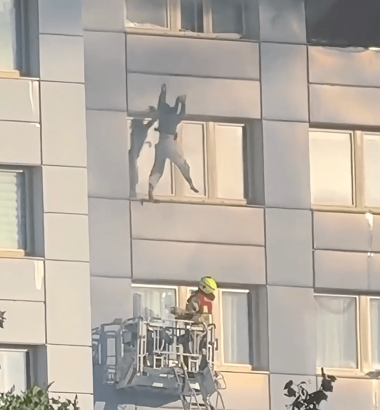 VIDEO: Five people injured in Berlin high-rise fire
